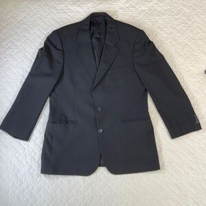 Brooks Brothers Brooksease Men’s Blazer 39S Dark Blue Wool 2-Button (G33)